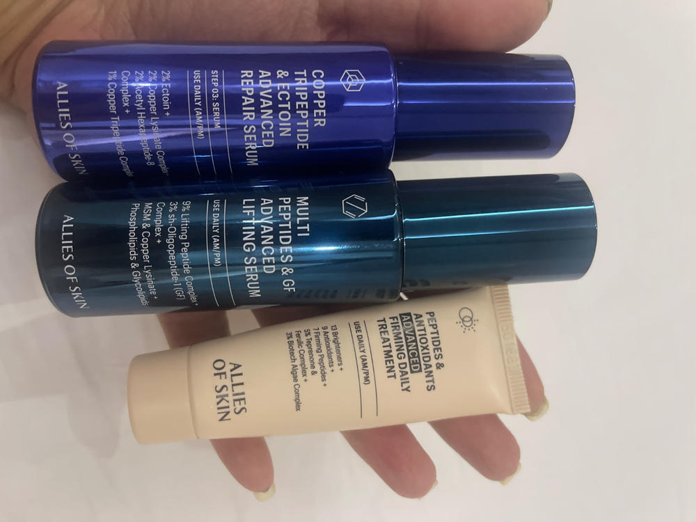 Peptides & Antioxidants Advanced Firming Daily Treatment, 0.67 fl oz - Customer Photo From Anonymous