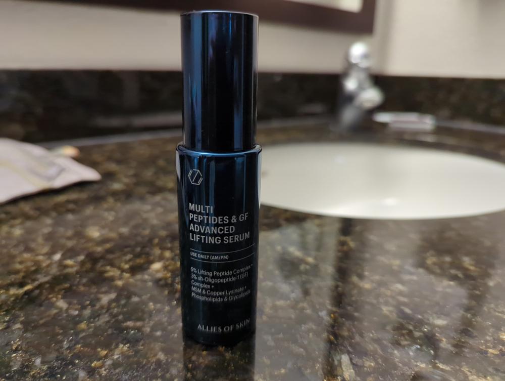Deluxe Multi Peptides & GF (Growth Factor) Advanced Lifting Serum - Customer Photo From Anonymous