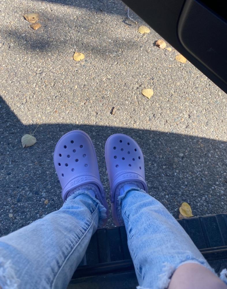 WOMENS CROCS CLASSIC LINED CLOGS - Customer Photo From Stormy L.