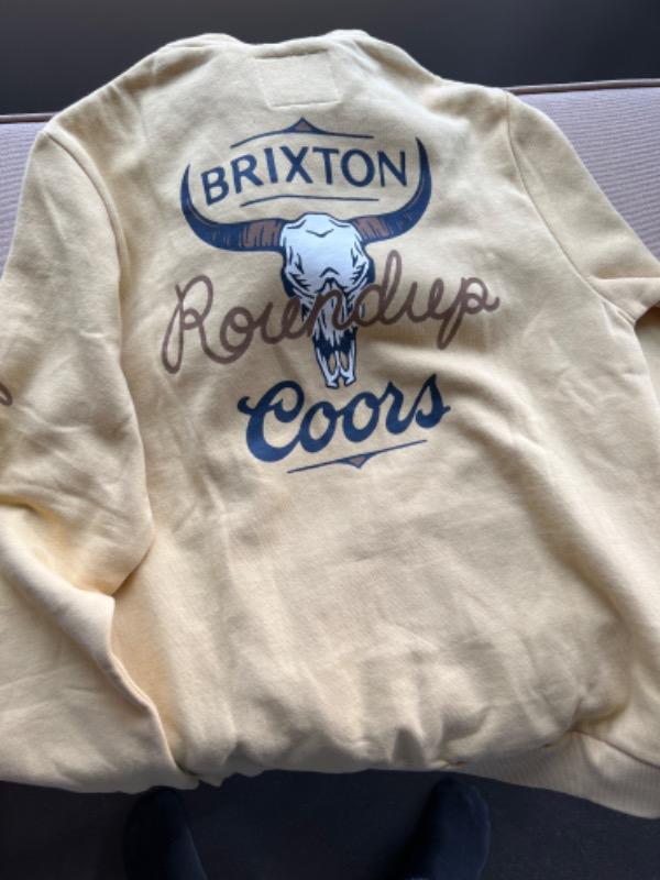 BRIXTON X COORS ROUNDUP PULL OVER HOODIE - Customer Photo From Warren S.