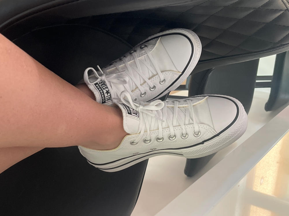 WOMENS CONVERSE CTAS LIFT PLATFORM CANVAS SHOES - Customer Photo From Kelly H.