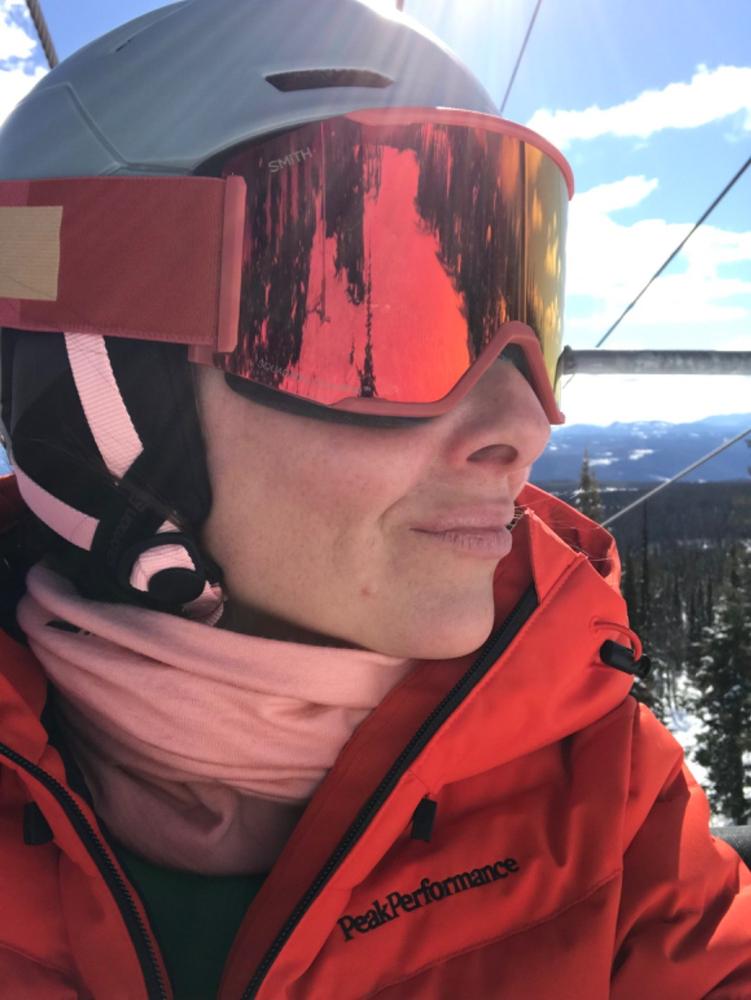 Double Up 100% Merino Neckwarmer - Peach - Customer Photo From Liz Tanguay