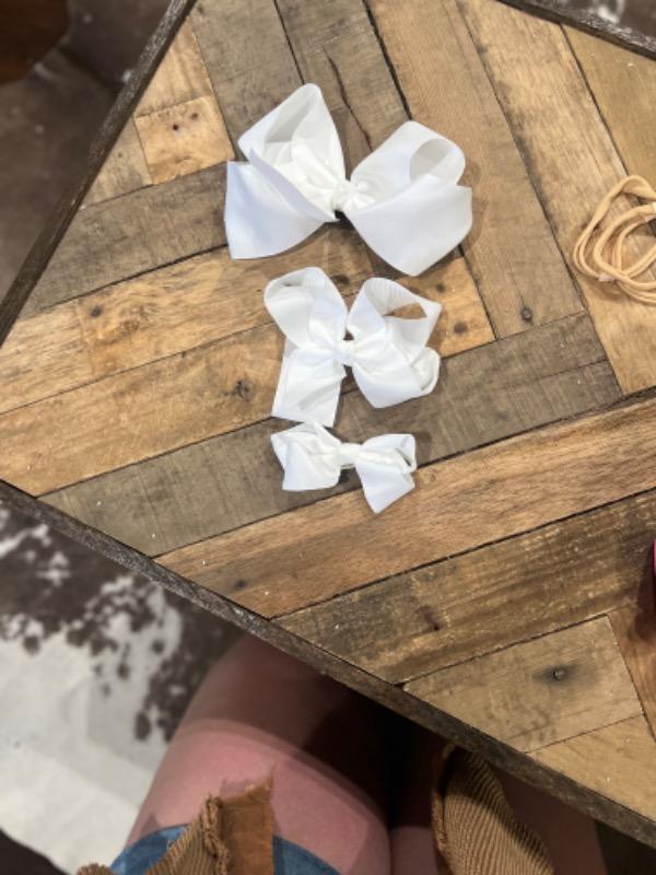 Solid Hair Bows - Customer Photo From Kristyn Price