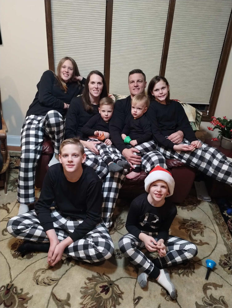 2022 CHRISTMAS: Black&White Plaid Collection (NEW!!) - Customer Photo From Sarah Tarasevich