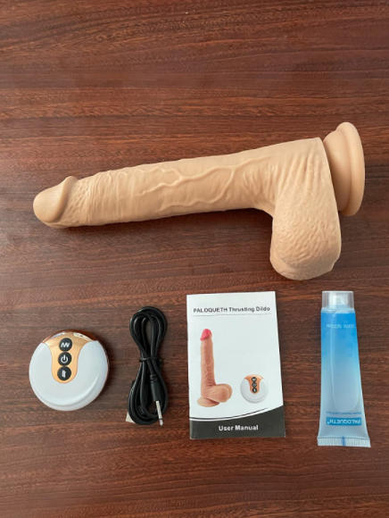 9.7 Inch Thrusting Dildo - Customer Photo From heather jaggers