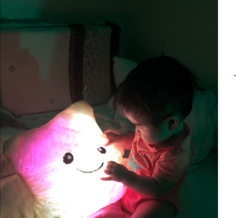 Official GlowPal™ Star Plush Pillow - Customer Photo From annika