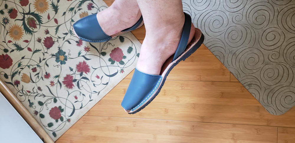 Petrol blue sandals - Customer Photo From Jessica Kimbell
