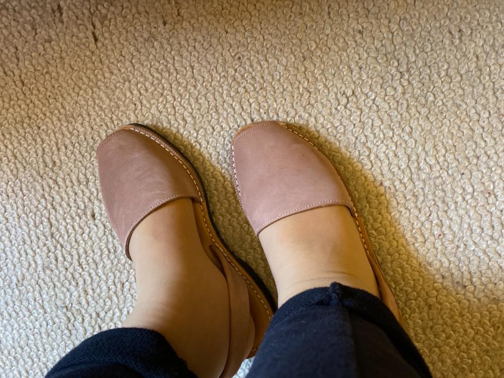 Classic tan nubuck sandals - Customer Photo From Maryam Talakoob