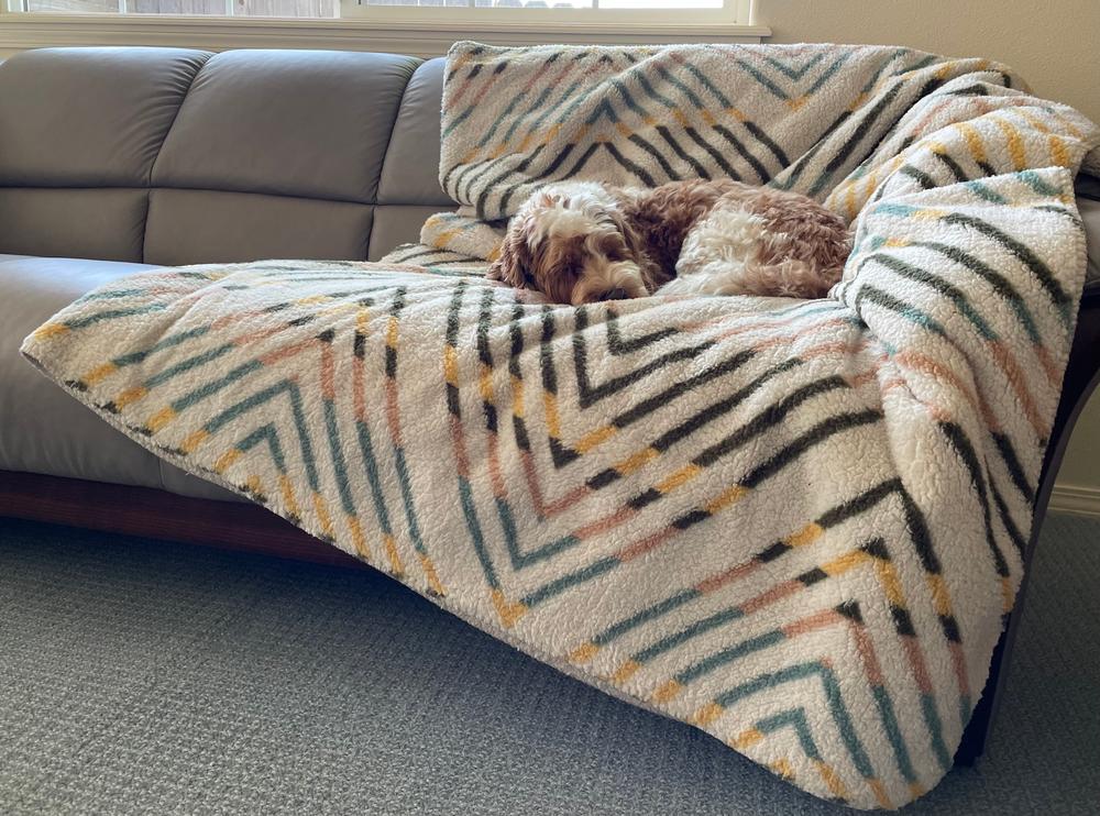 Sherpa Fleece Waterproof Blanket - Customer Photo From Anonymous