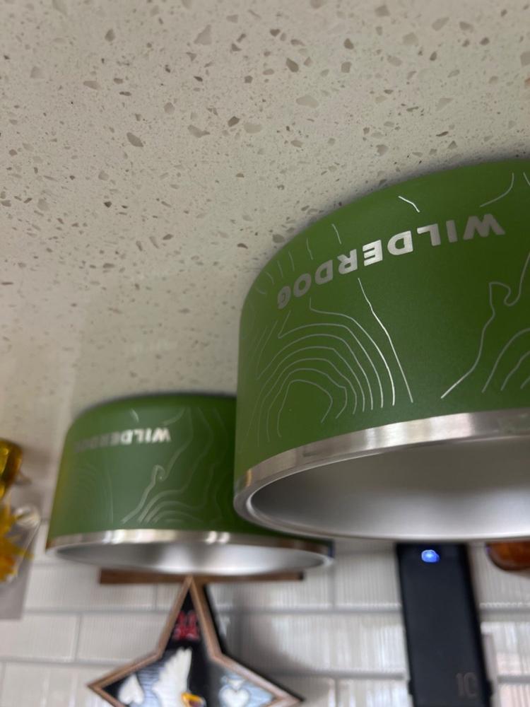 Stainless Steel Dog Bowl - Customer Photo From Marie Rood