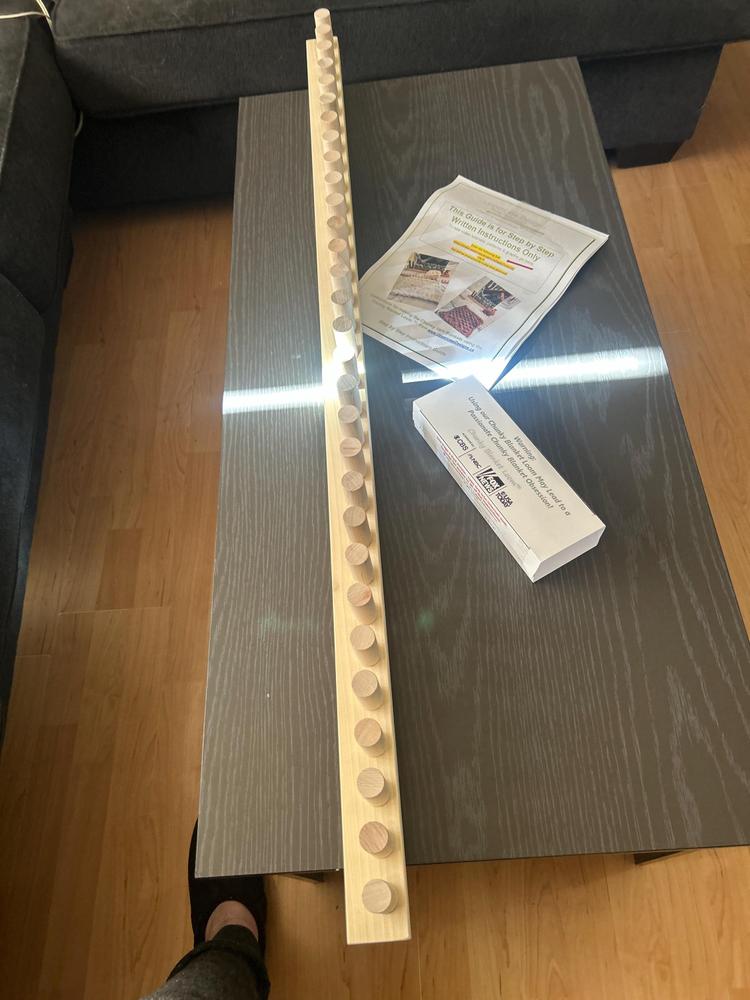 Chunky Blanket Loom™ – Extendable Loom for 2cm/3/4" thick yarn - Customer Photo From Sharon S