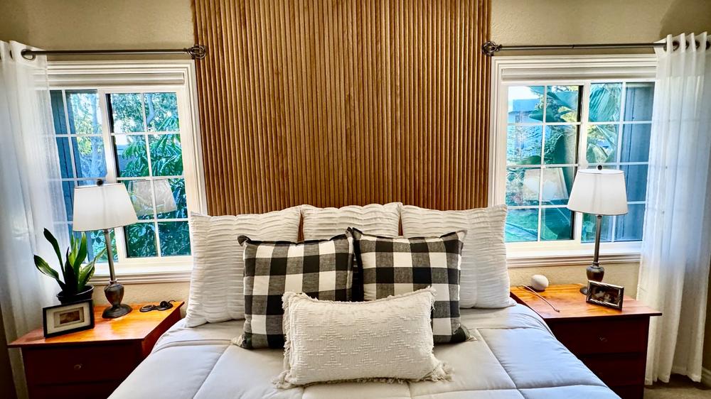 Flutto™ Oak Ridge Flexible Tambour Wood Panels - Customer Photo From terry w.