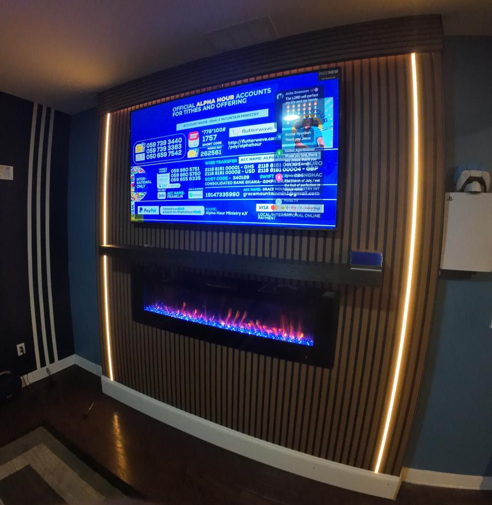 Slatpanel® Glow Flexible LED Light Strip Pack - Customer Photo From Richard A.