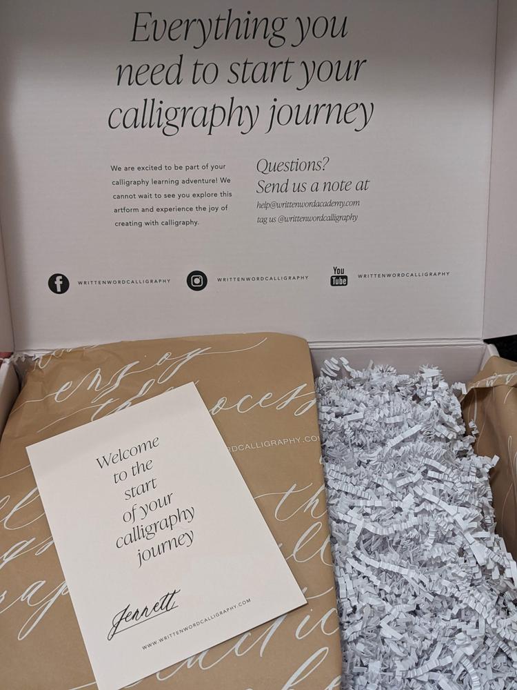 Calligraphy Starter Kit Unboxing AND Free Tutorial