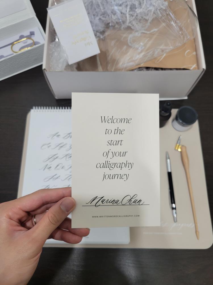 Beginner Calligraphy Starter Kit - Customer Photo From Marina C.