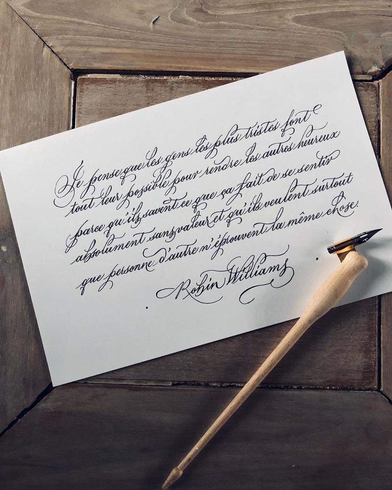 Dual Purpose Calligraphy Pen - Customer Photo From Laurence Nizier