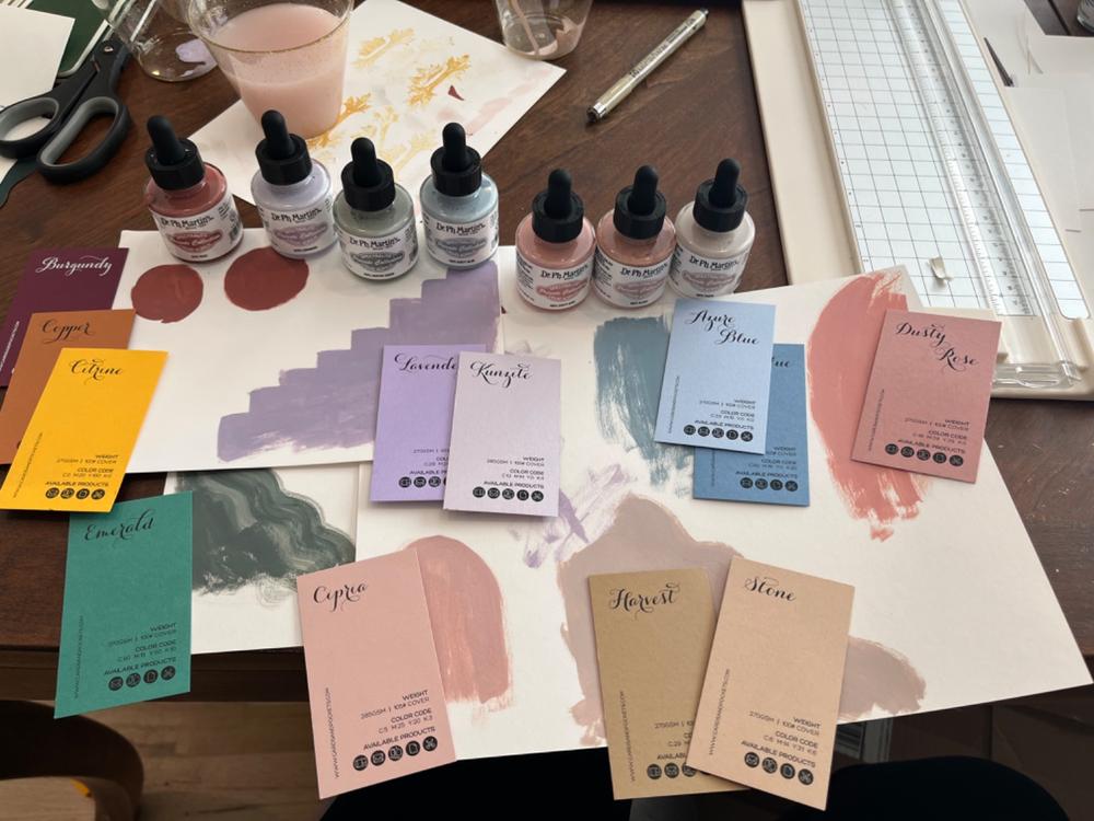 Warm and Cool Tone Ink Bundle of 10 (PRE-ORDER: Shipping TBD) - Customer Photo From Kendra Drew
