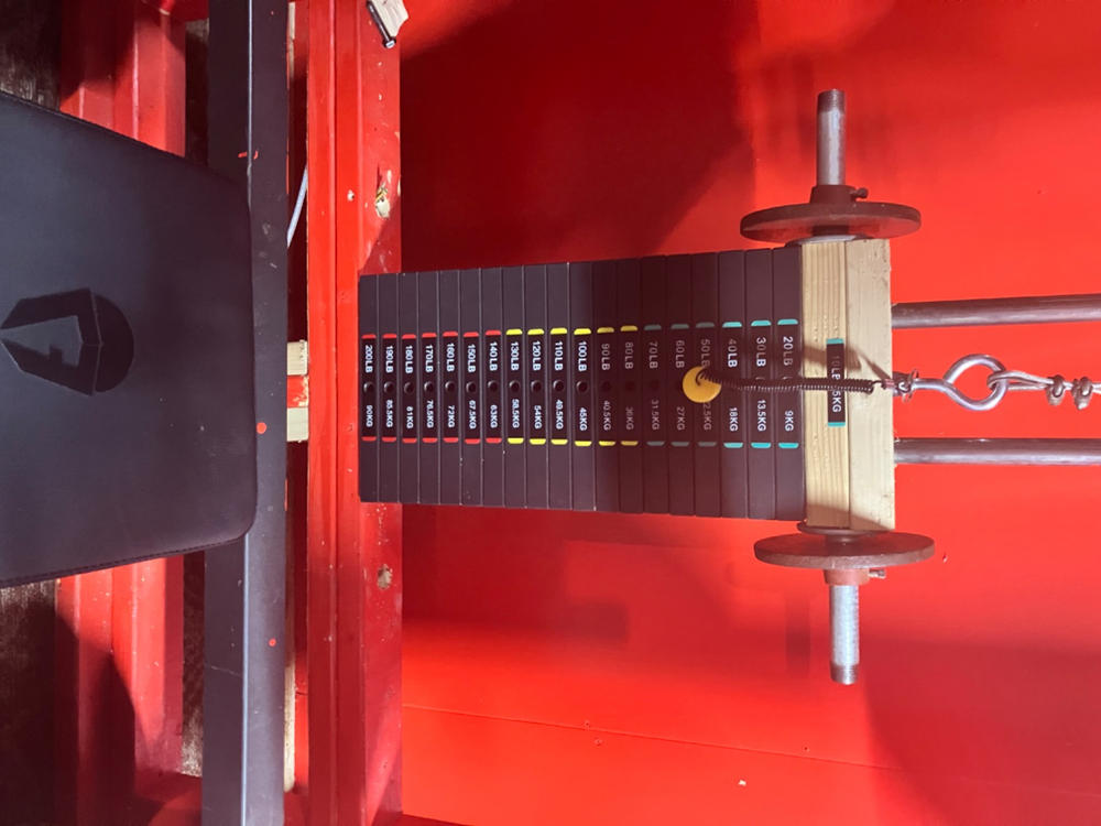 Weight Stack Set 190 lbs. - Customer Photo From David Renaldo