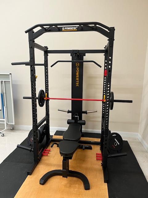 Workbench Power Rack Yellow Powertec Home Gym