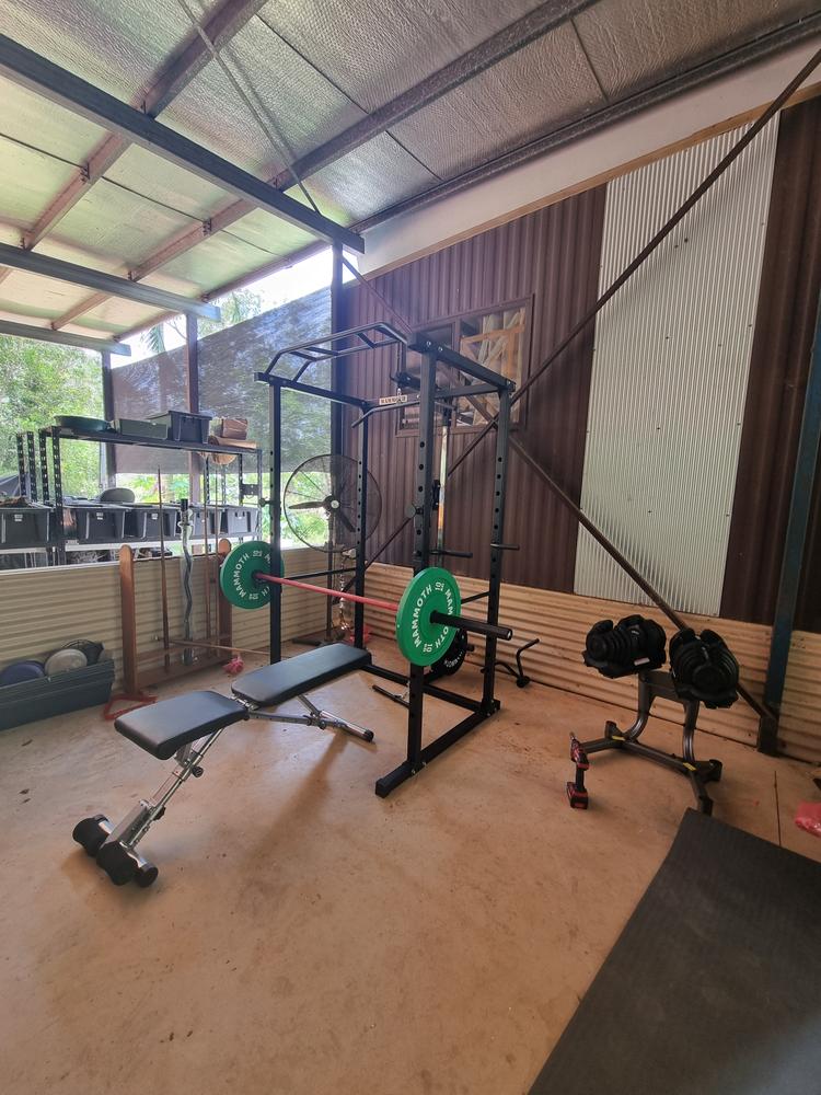 Olympic Garage Gym Bundle- In Stock - Customer Photo From Taila