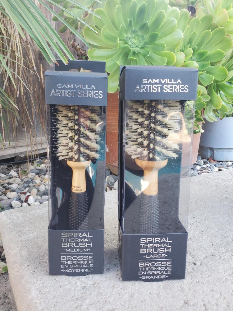 Sam Villa Artist Series Spiral Thermal Brush - S