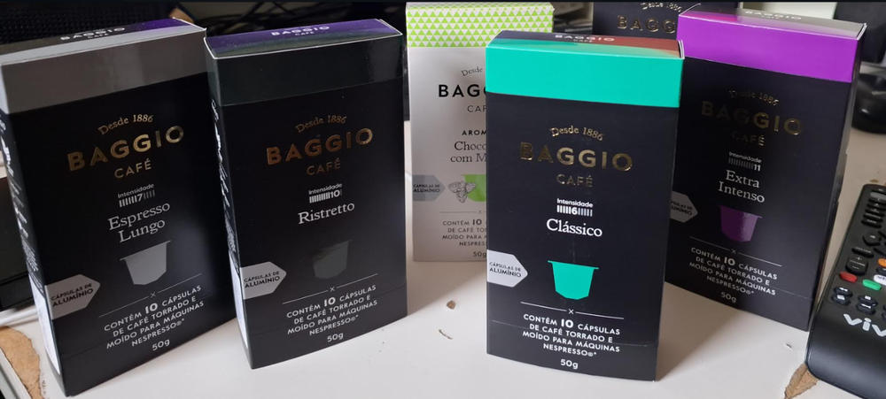 Baggio Aromas Chocolate com Menta - 10 Cápsulas p/ Nespresso* - Customer Photo From Marcio Rubens Rigon
