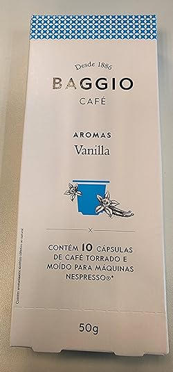 Baggio Aromas Vanilla - 10 Cápsulas p/ Nespresso* - Customer Photo From Enock Cavalcanti de Lima Neto