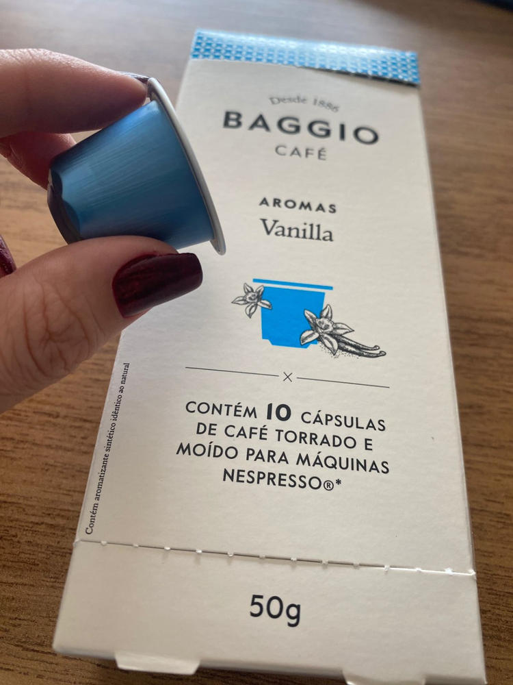 Baggio Aromas Vanilla - 10 Cápsulas - Customer Photo From Gisele Nogueira