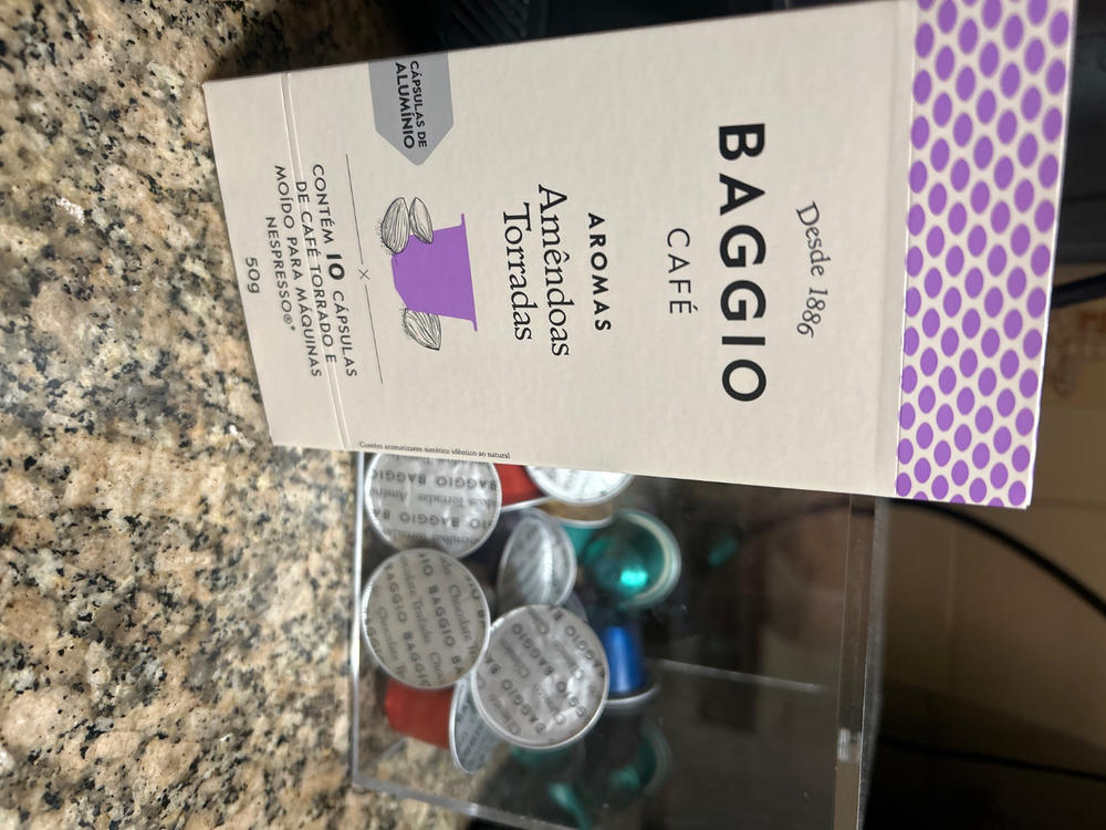 Baggio Aromas Amêndoas Torradas - 10 Cápsulas p/ Nespresso* - Customer Photo From Pedro Linhares