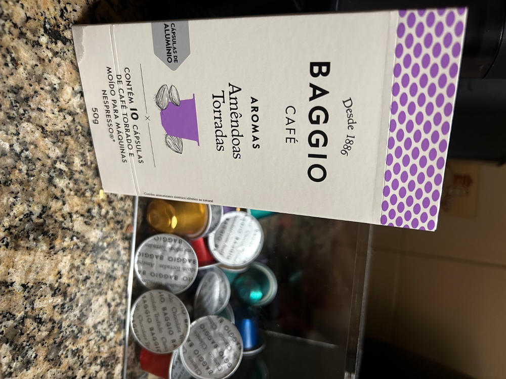 Baggio Aromas Amêndoas Torradas - 10 Cápsulas p/ Nespresso* - Customer Photo From Pedro Linhares