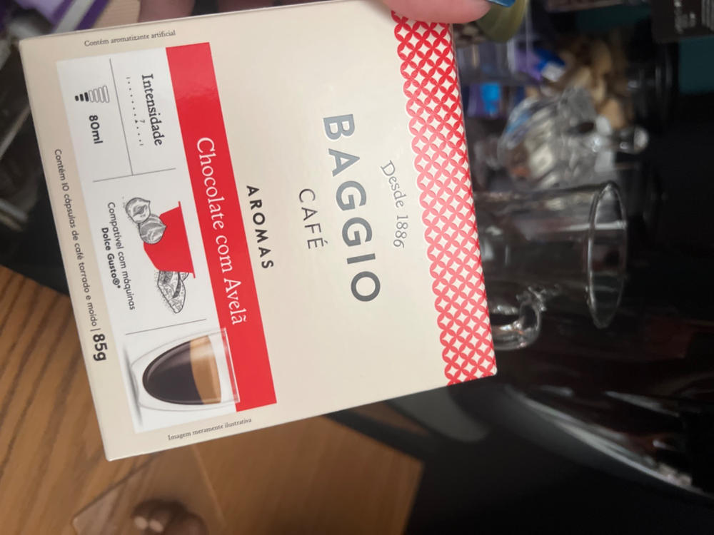 Baggio Aromas Chocolate com Avelã - 250g - Customer Photo From Giovanna Cirillo