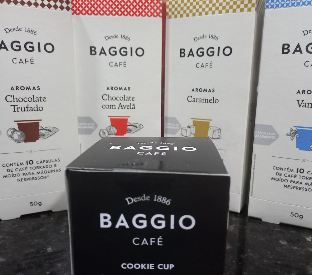 Baggio Aromas Chocolate com Avelã - 10 Cápsulas - Assinatura 15% OFF - Customer Photo From Luanda Geronimo