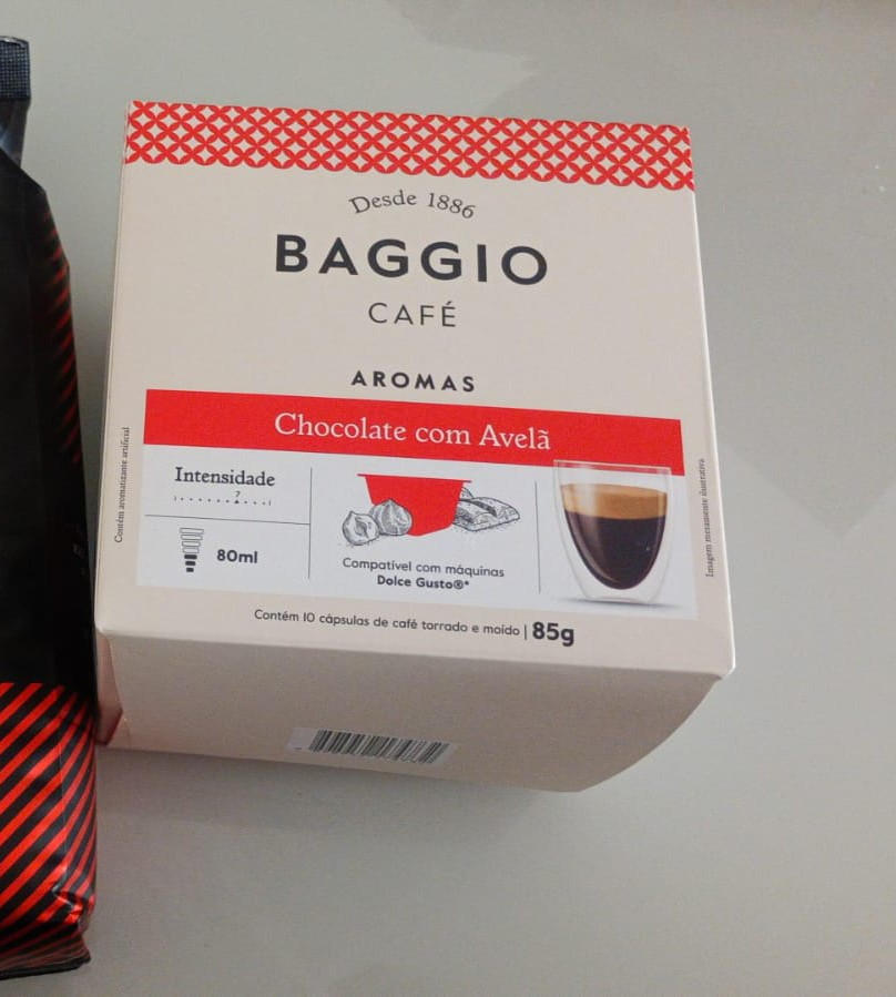 Baggio Aromas Chocolate com Avelã - 10 Cápsulas para Dolce Gusto ® - Assinatura 15% OFF - Customer Photo From Diego Santiago