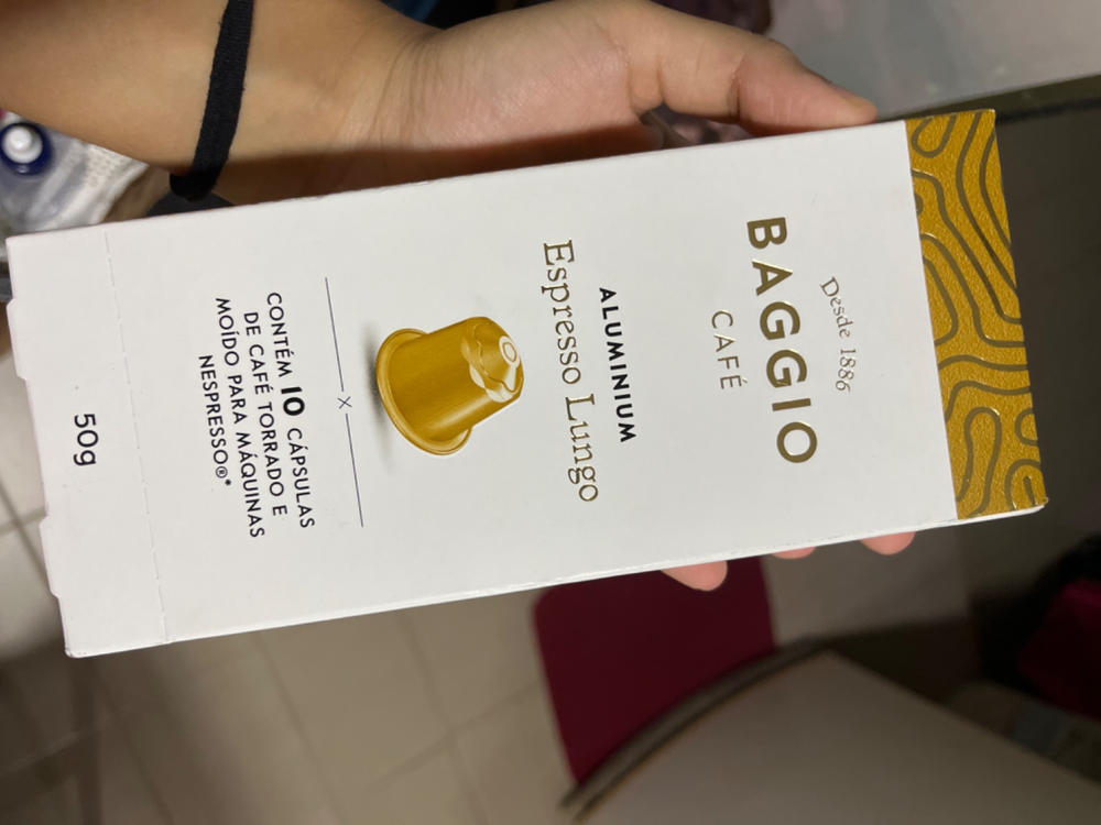 Baggio Espresso Lungo - 10 Cápsulas p/ Nespresso* - Assinatura 15% OFF - Customer Photo From Isabela Barboza