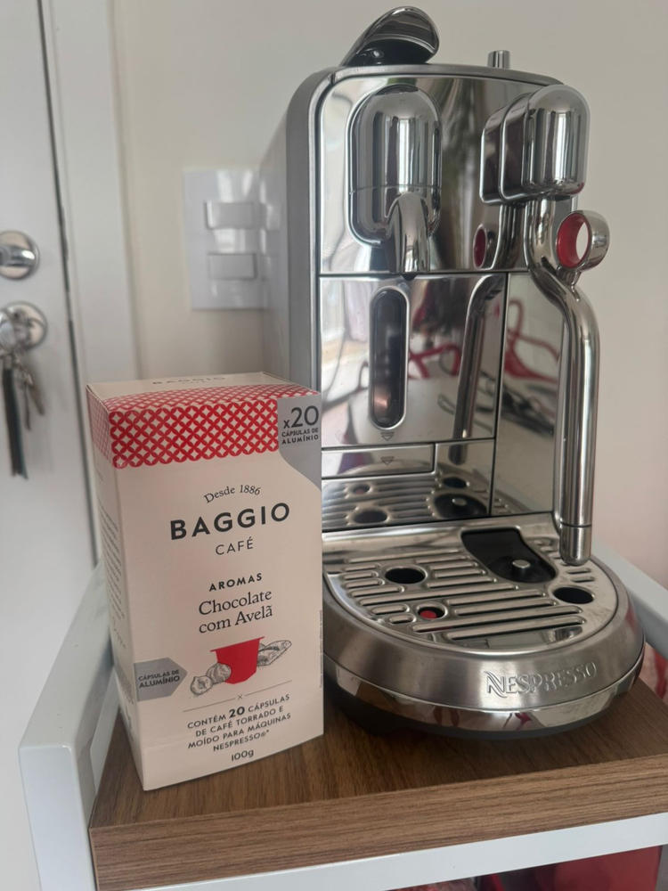 Baggio Aromas Chocolate com Avelã - 20 Cápsulas p/ Nespresso* - Customer Photo From leticia sequetim