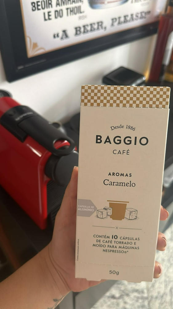 Baggio Aromas Caramelo - 10 Cápsulas p/ Nespresso* - Customer Photo From Laynara Pires de Sá
