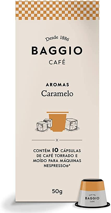 Baggio Aromas Caramelo - 10 Cápsulas - Customer Photo From PEDRO MENEZES