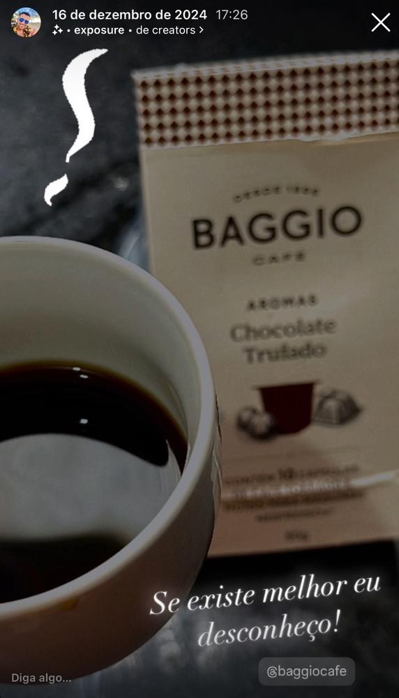 Baggio Aromas Chocolate Trufado - 10 Cápsulas p/ Nespresso* - Customer Photo From Renato Monks