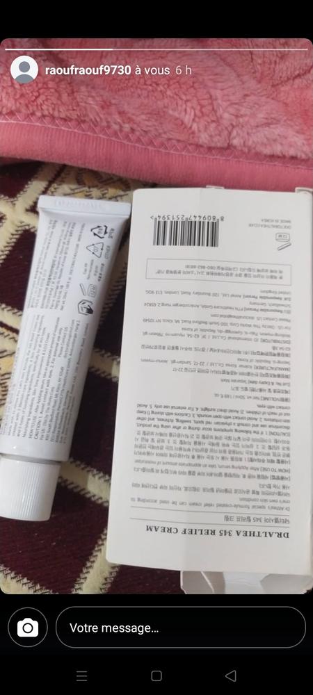 345 Relief Cream - Customer Photo From رؤوف