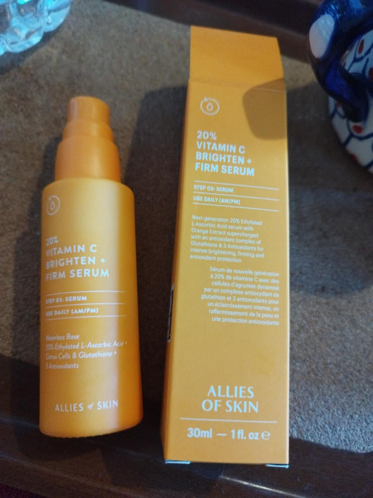 20% Vitamin C Brighten + Firm Serum - Customer Photo From MARIA B.