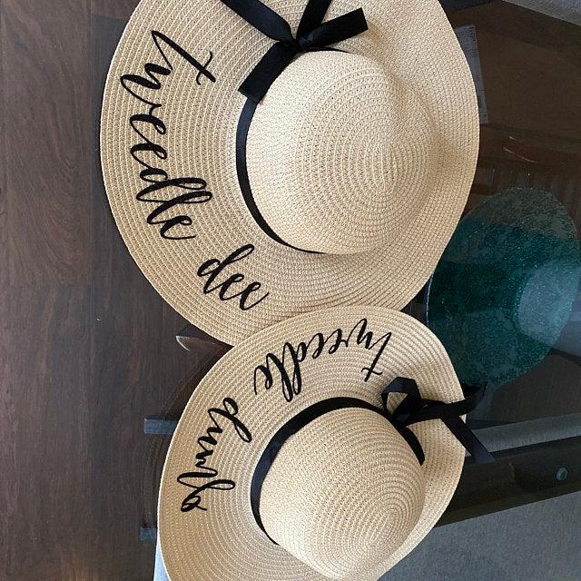 Personalized Living My Best Life (or Your Choice of Wording) Beach Hat / Floppy Hat - Customer Photo From Mandy