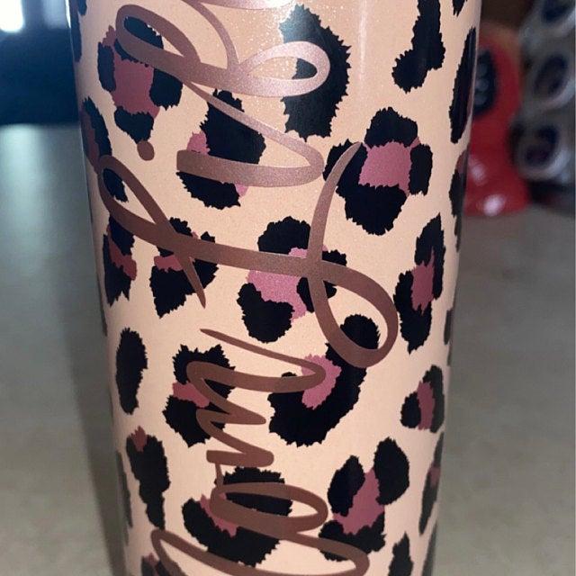 Personalized Skinny Tumbler with Lid and Straw - Customer Photo From Sara