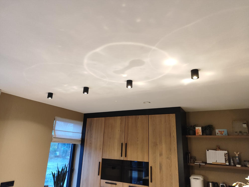 Sweet LED Opbouwframe van Aluminium - zwenkbare IP20 Opbouwspot incl. GU10 fitting, 230V - vierkante Opbouwspot - 80x80x84mm, zwart