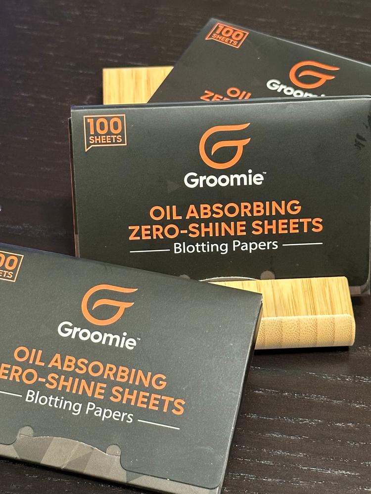 Oil Absorbing Zero-Shine Sheets - Customer Photo From Alex h.