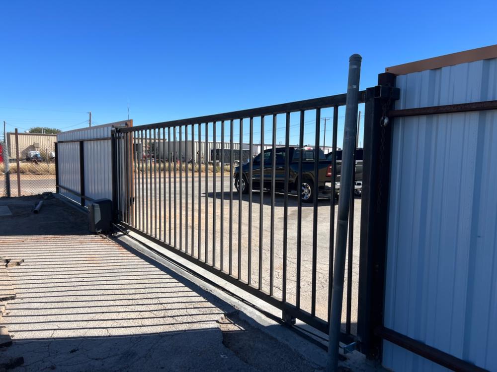 LiftMaster RSL12UL 12VDC Residential Light Commercial Slide Gate Operator - Customer Photo From Jacob Wall