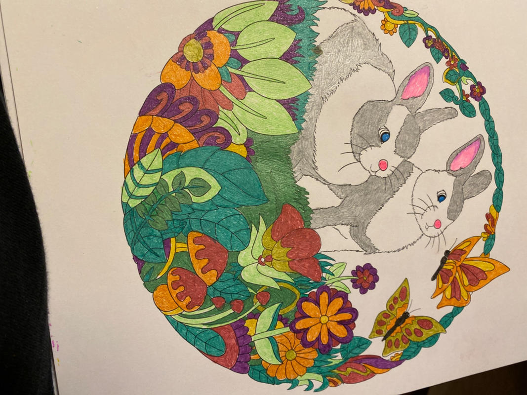 Nature Coloring Book For Adults With Hardback Covers Spiral Binding Colorit