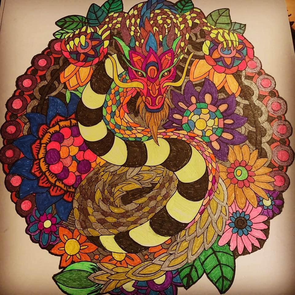 Colorful Dragons Illustrated By Stevan Kasih - Customer Photo From Mariela C.