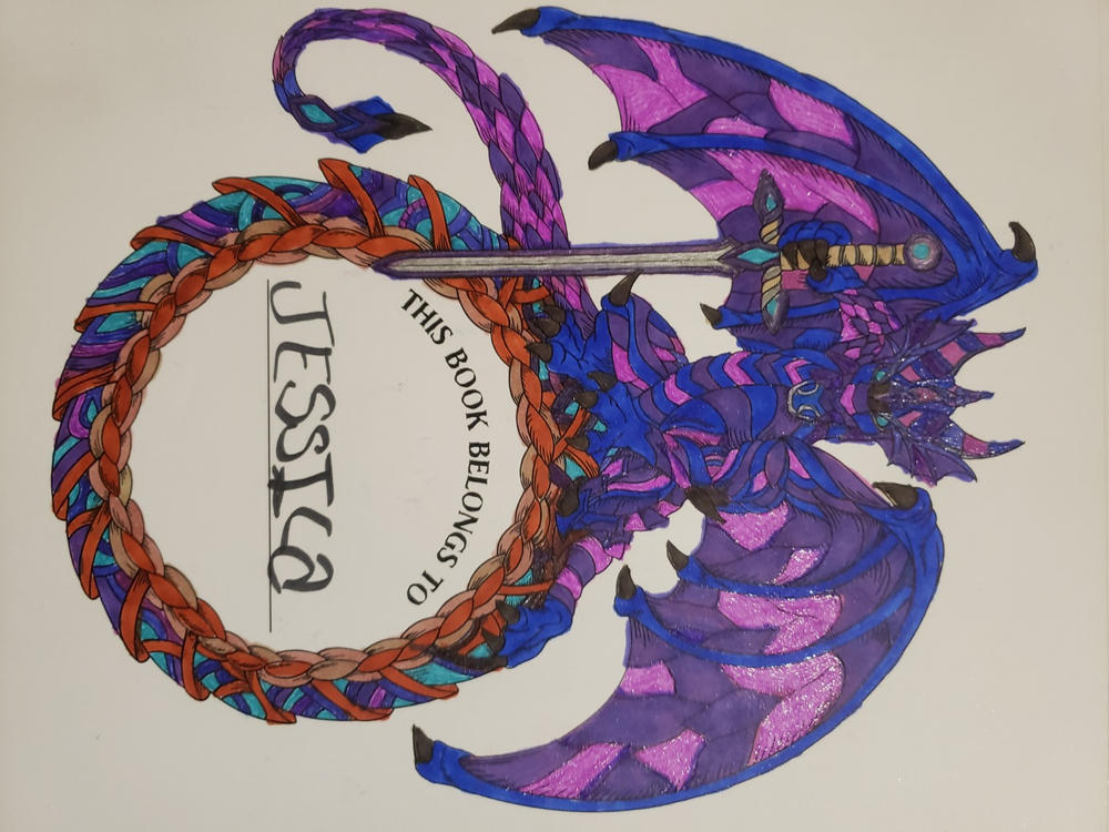Colorful Dragons Illustrated By Stevan Kasih - Customer Photo From Jessica Hale 