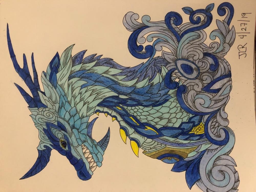 Colorful Dragons Illustrated By Stevan Kasih - Customer Photo From Jeromy R.