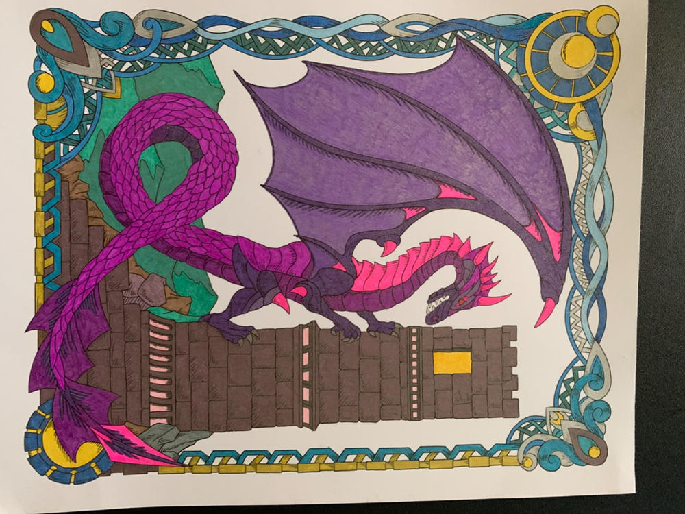 Colorful Dragons Illustrated By Stevan Kasih - Customer Photo From Denise Nelson